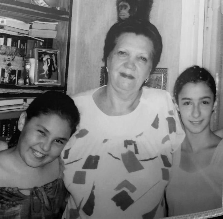 Granma Nene with the girls
